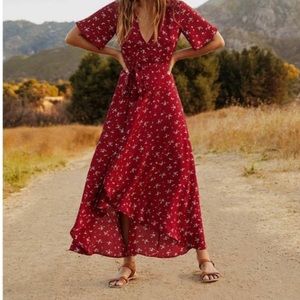 Christy Dawn Bluebelle Maxi Wrap Dress